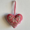 Hand Embroidered Heart Ornaments Anke Drechsel B 
