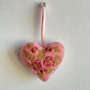 Hand Embroidered Heart Ornaments Anke Drechsel K 