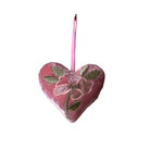 Hand Embroidered Silk Velvet Heart Ornaments Ornament Anke Drechsel A 