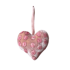 Hand Embroidered Silk Velvet Heart Ornaments Ornament Anke Drechsel EE 