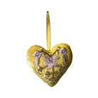 Hand Embroidered Silk Velvet Heart Ornaments Ornament Anke Drechsel G 