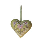 Hand Embroidered Silk Velvet Heart Ornaments Ornament Anke Drechsel G 