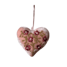 Hand Embroidered Silk Velvet Heart Ornaments Ornament Anke Drechsel J 