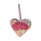 Hand Embroidered Silk Velvet Heart Ornaments Ornament Anke Drechsel J 