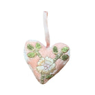 Hand Embroidered Silk Velvet Heart Ornaments Ornament Anke Drechsel JJ 