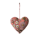 Hand Embroidered Silk Velvet Heart Ornaments Ornament Anke Drechsel K 