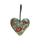 Hand Embroidered Silk Velvet Heart Ornaments Ornament Anke Drechsel Q 