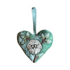 Hand Embroidered Silk Velvet Heart Ornaments Ornament Anke Drechsel S 