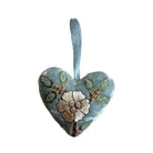 Hand Embroidered Silk Velvet Heart Ornaments Ornament Anke Drechsel X 