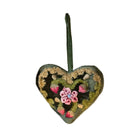 Hand Embroidered Silk Velvet Heart Ornaments Ornament Anke Drechsel Y 