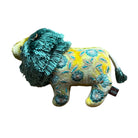 Hand Embroidered Silk Velvet Mini Lion Objet d'Art Anke Drechsel MOIRA Shaded Mint 