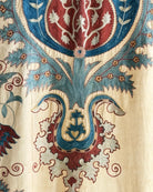 Hand Stitched All Silk Suzani (CSSU231222 | 61 x 88") Suzani Aziz Suzani 