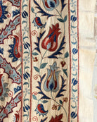 Hand Stitched All Silk Suzani (CSSU231822 | 61 1/2 x 75 1/2") Suzani Aziz Suzani 