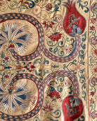 Hand Stitched All Silk Suzani (CSSU241922| 61 x 80 1/2") Suzani Aziz Suzani 