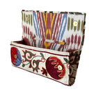 Hand Stitched Suzani Clutch From Uzbekistan (#7922 | 5 1/4 x 12") Clutch Bag Fergana Aziz 