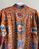 Hand-Stitched Suzani Coat from Uzbekistan (#CSSU48425) Coat Aziz Suzani 