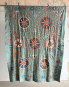 Hand Stitched Suzani (CSSU011824 | 63"x82") Suzani Aziz Suzani 