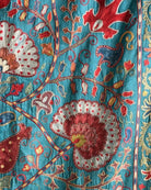 Hand Stitched Suzani (CSSU061323 | 84 x 108") Suzani Aziz Suzani 