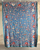 Hand Stitched Suzani (CSSU061423 | 82 x 108") Suzani Aziz Suzani 