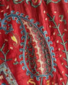 Hand Stitched Suzani (CSSU061523 | 120 x 108") Suzani Aziz Suzani 