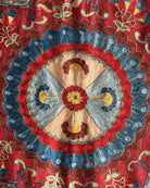 Hand Stitched Suzani (CSSU061523 | 120 x 108") Suzani Aziz Suzani 