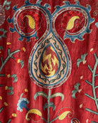 Hand Stitched Suzani (CSSU061523 | 120 x 108") Suzani Aziz Suzani 