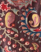 Hand Stitched Suzani (CSSU071823 | 120 x 102") Suzani Aziz Suzani 