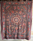 Hand Stitched Suzani (CSSU071823 | 120 x 102") Suzani Aziz Suzani 