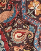 Hand Stitched Suzani (CSSU071823 | 120 x 102") Suzani Aziz Suzani 