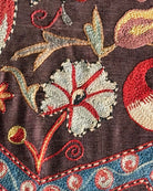 Hand Stitched Suzani (CSSU071823 | 120 x 102") Suzani Aziz Suzani 