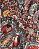 Hand Stitched Suzani (CSSU071823 | 120 x 102") Suzani Aziz Suzani 
