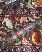 Hand Stitched Suzani (CSSU071823 | 120 x 102") Suzani Aziz Suzani 