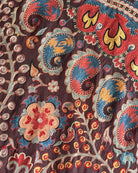 Hand Stitched Suzani (CSSU071823 | 120 x 102") Suzani Aziz Suzani 