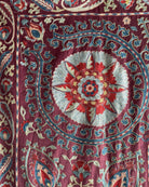 Hand Stitched Suzani (CSSU072023 | 102 x 114") Suzani Aziz Suzani 