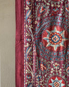 Hand Stitched Suzani (CSSU072023 | 102 x 114") Suzani Aziz Suzani 