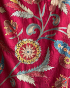 Hand Stitched Suzani (CSSU072123 | 104 x 128") Suzani Aziz Suzani 