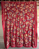 Hand Stitched Suzani (CSSU072123 | 104 x 128") Suzani Aziz Suzani 
