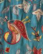 Hand Stitched Suzani (CSSU072523 | 136 x 100") Suzani Aziz Suzani 