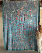 Hand Stitched Suzani (CSSU072523 | 136 x 100") Suzani Aziz Suzani 