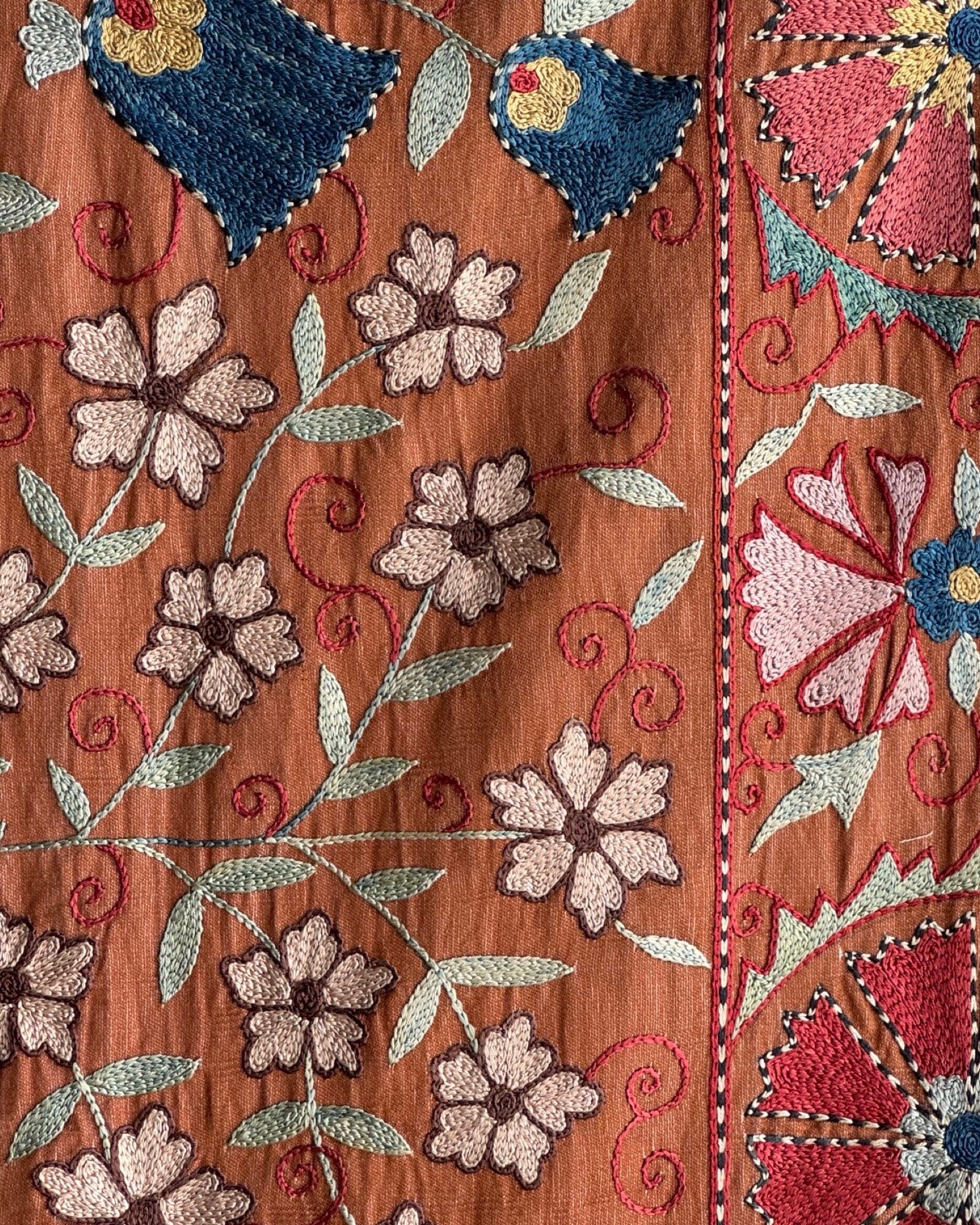 Hand Stitched Suzani (CSSU086324 | ") Suzani Aziz Suzani 