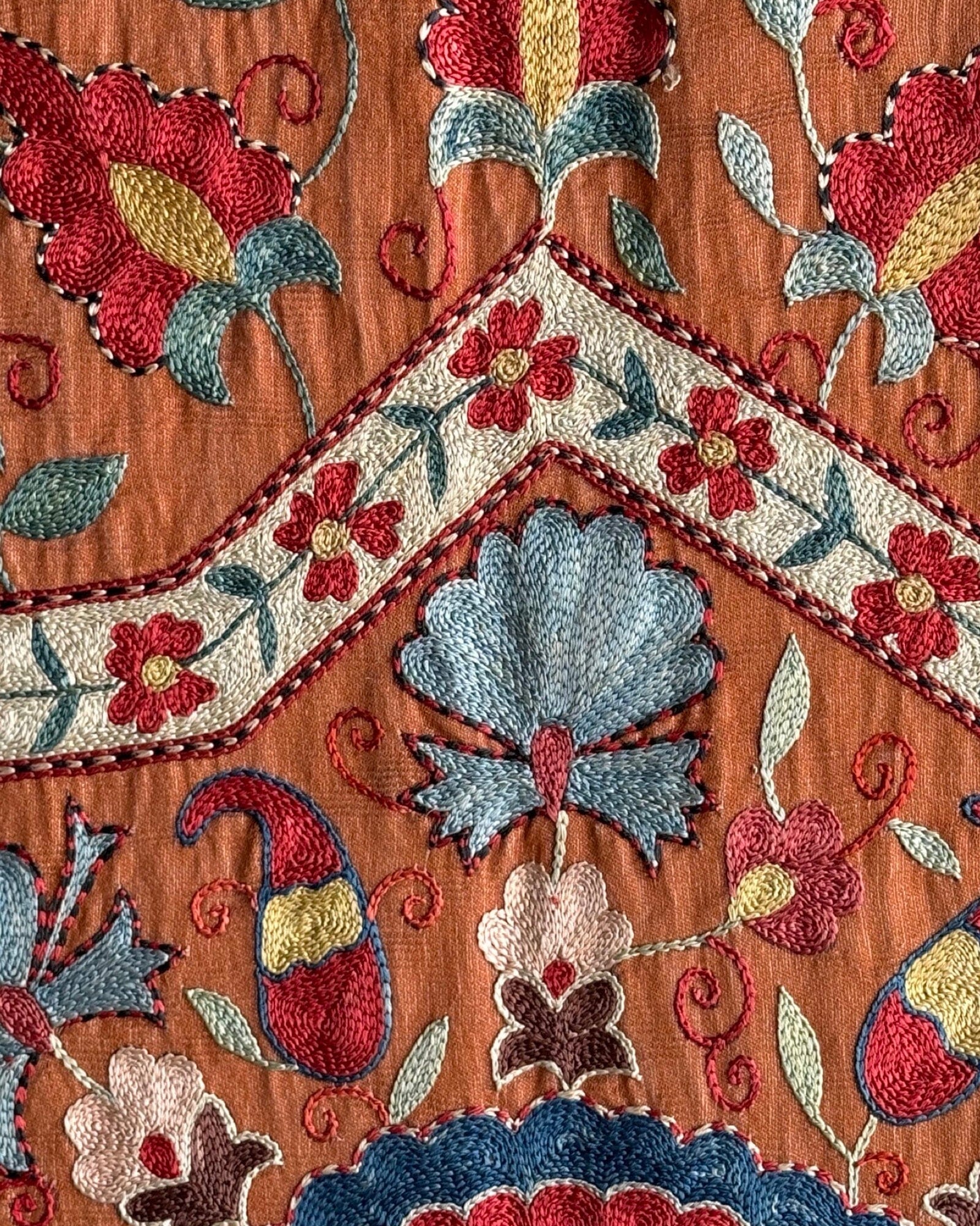 Hand Stitched Suzani (CSSU086324 | ") Suzani Aziz Suzani 