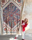 Hand Stitched Suzani (CSSU201321 | 74 x 107") Suzani Aziz Suzani 