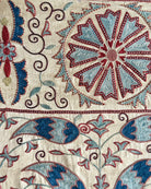 Hand Stitched Suzani (CSSU210921 | 80 x 102") Suzani Aziz Suzani 