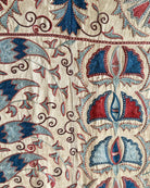 Hand Stitched Suzani (CSSU210921 | 80 x 102") Suzani Aziz Suzani 