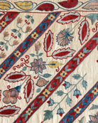 Hand Stitched Suzani (CSSU211621 | 60 x 85") Suzani Aziz Suzani 