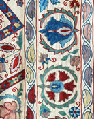 Hand Stitched Suzani (CSSU211621 | 60 x 85") Suzani Aziz Suzani 