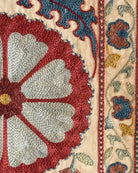 Hand Stitched Suzani (CSSU212521 | 62 x 79") Suzani Aziz Suzani 