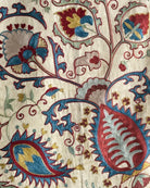 Hand Stitched Suzani (CSSU212521 | 62 x 79") Suzani Aziz Suzani 