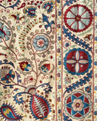 Hand Stitched Suzani (CSSU212521 | 62 x 79") Suzani Aziz Suzani 