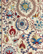 Hand Stitched Suzani (CSSU212521 | 62 x 79") Suzani Aziz Suzani 